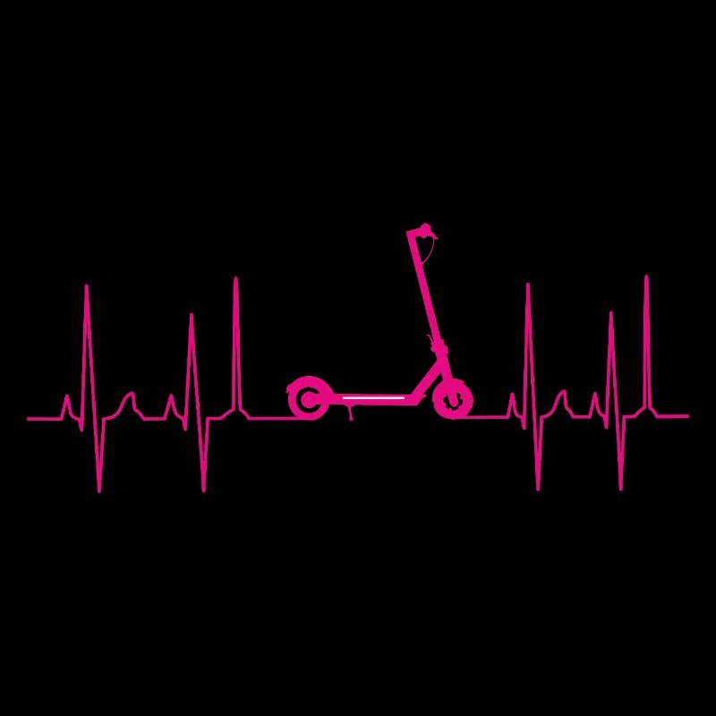 scooter kickboard trotinett cardiogram