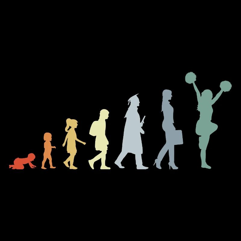 Vintage Cheerleader Evolution