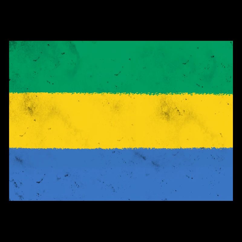 Flagge von Gabun – Farben Afrikas