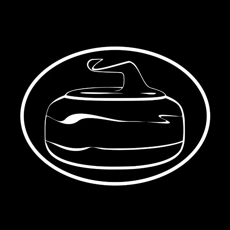 Curling is art - white