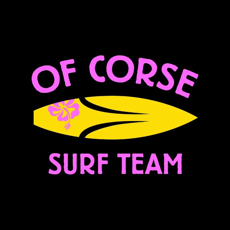 VON CORSE SURF TEAM gelb