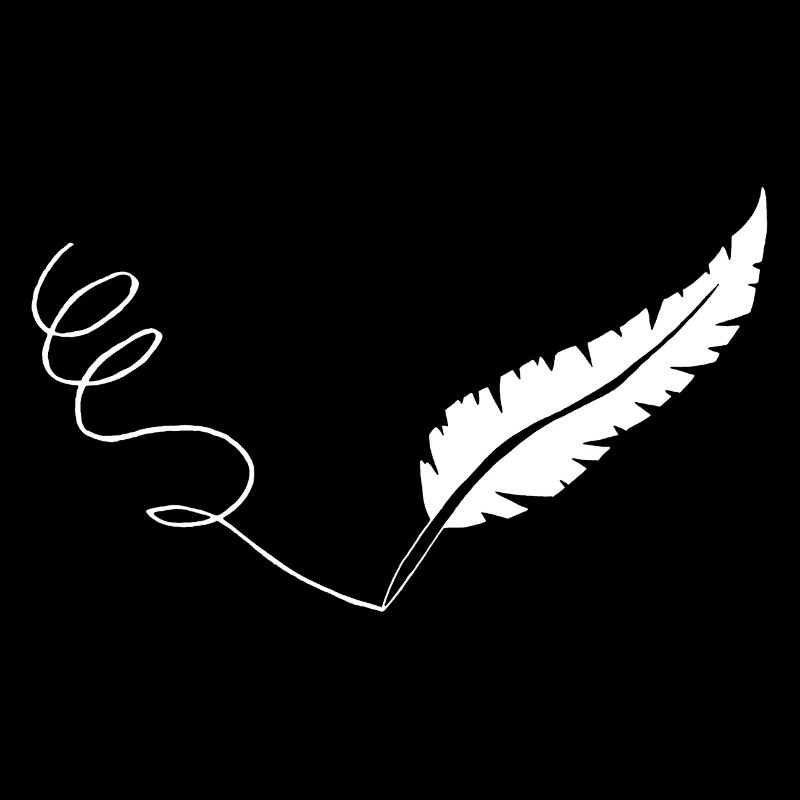 La plume blanche