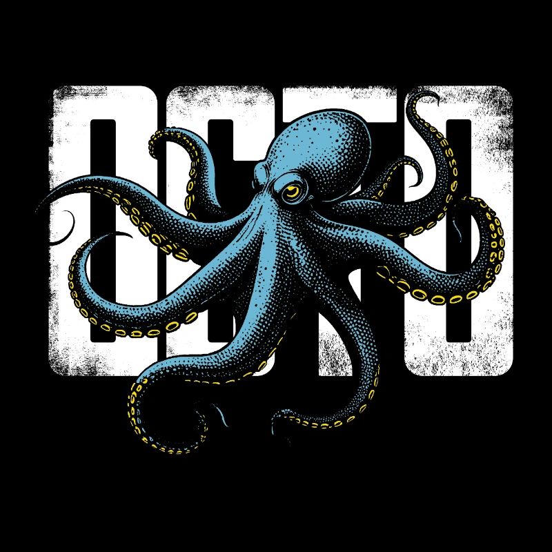 Stilisierter Oktopus