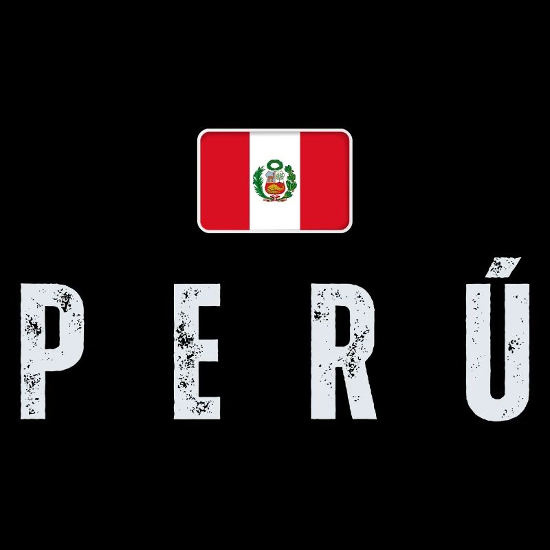 J'aime le Pérou, le drapeau péruvien