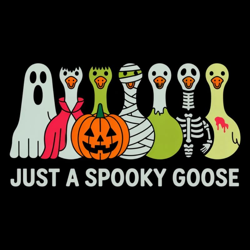 Just A Spooky Goose Halloween Vibes