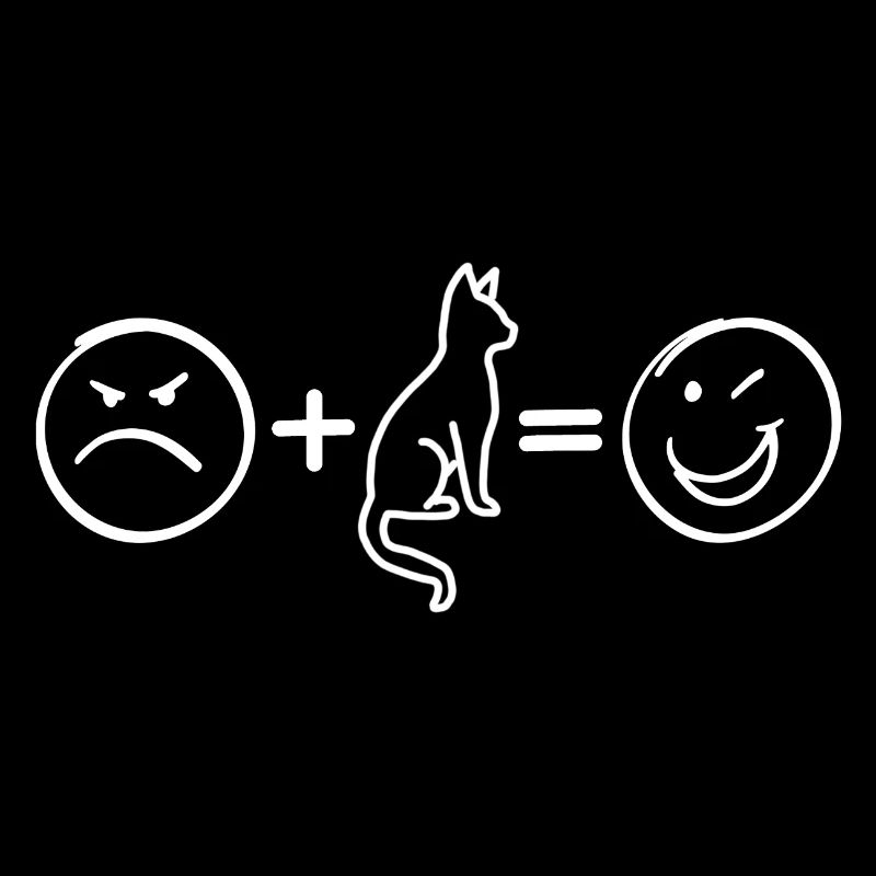 Playful cat motif with wit