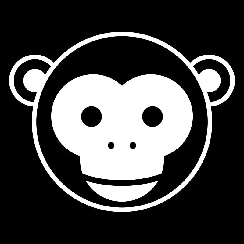 Monkey Head – Cute Monkey Face Cartoon