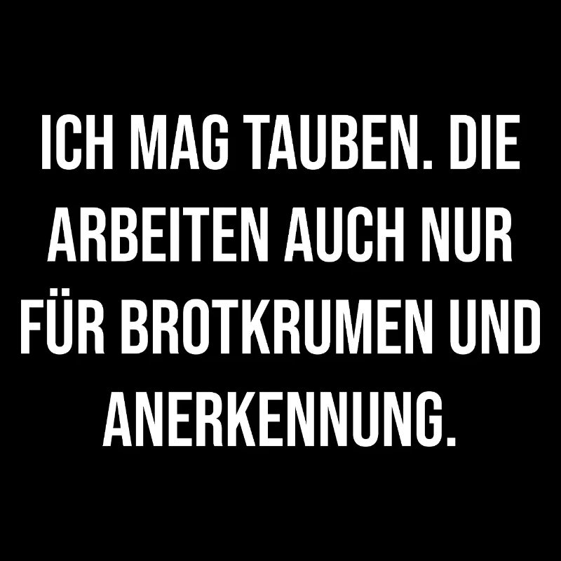 Tauben Spruch Brotkrumen Anerkennung