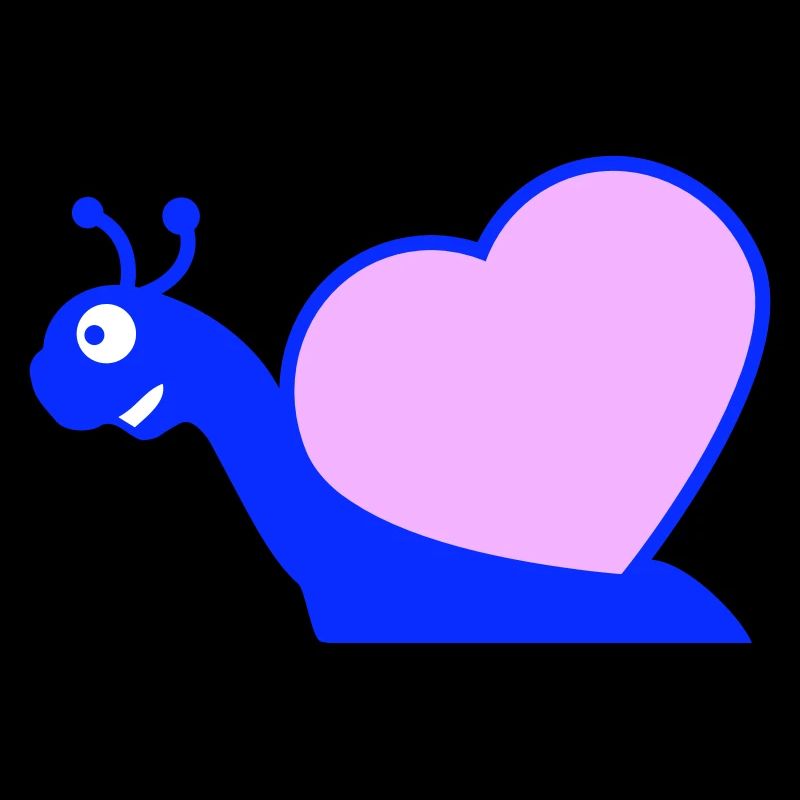 Snail Heart Snail Shell Cute Love Romantic