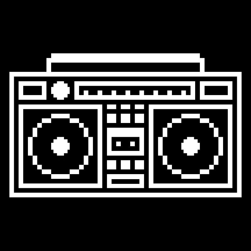 Ghetto Blaster : Rétro, musique et style pixel