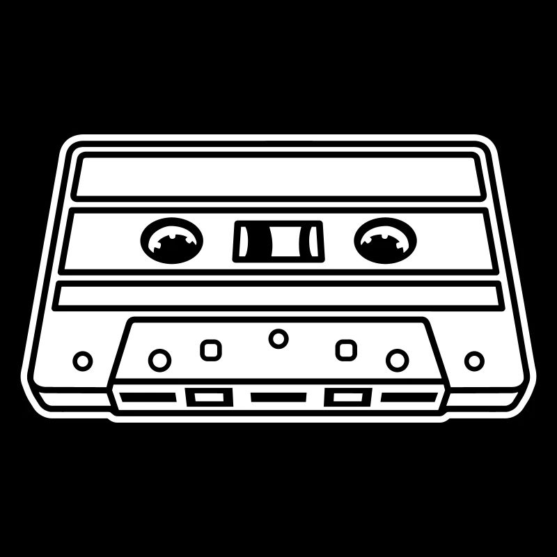 Kassette Perspektive – Retro Mixtape Design