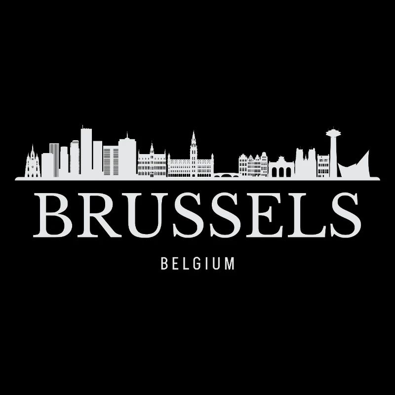 Brussels skyline, Brussels Belgium