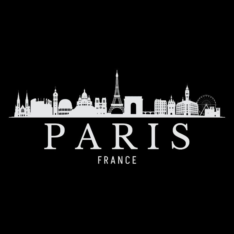 Pariser Skyline, Paris, Frankreich