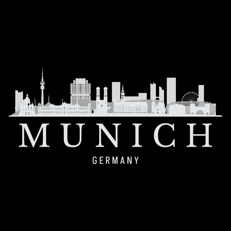 Munich Skyline, Munich Germany