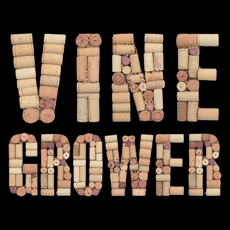 Vine Grower – Natural Cork Typography