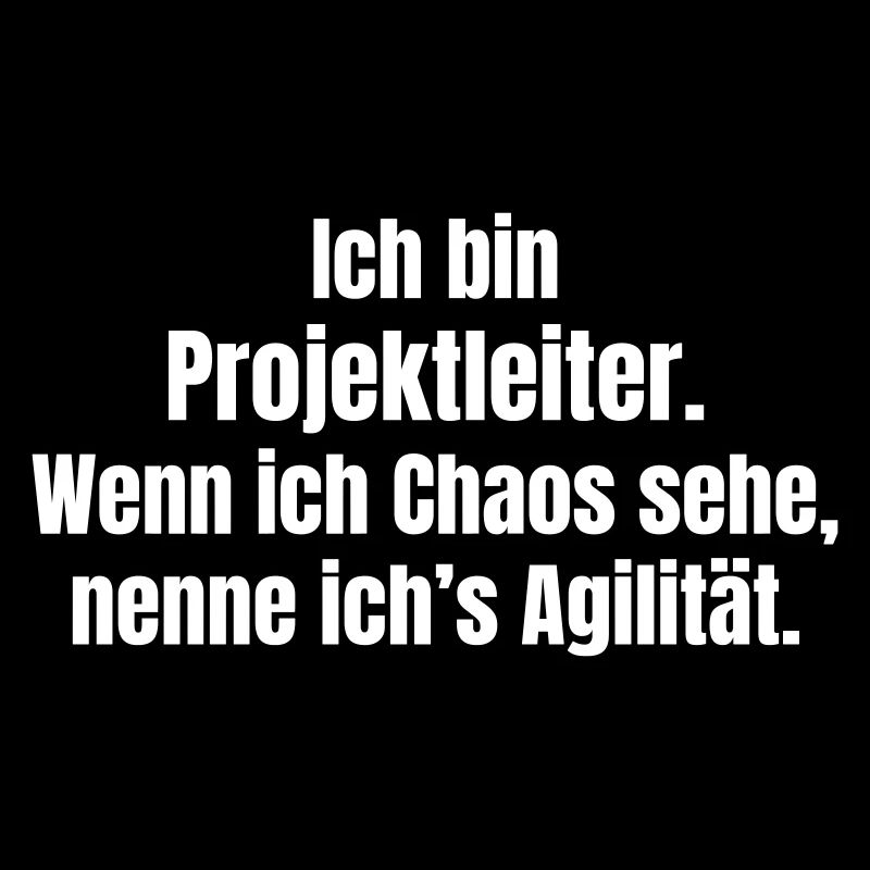 Chaos is agility: Project manager