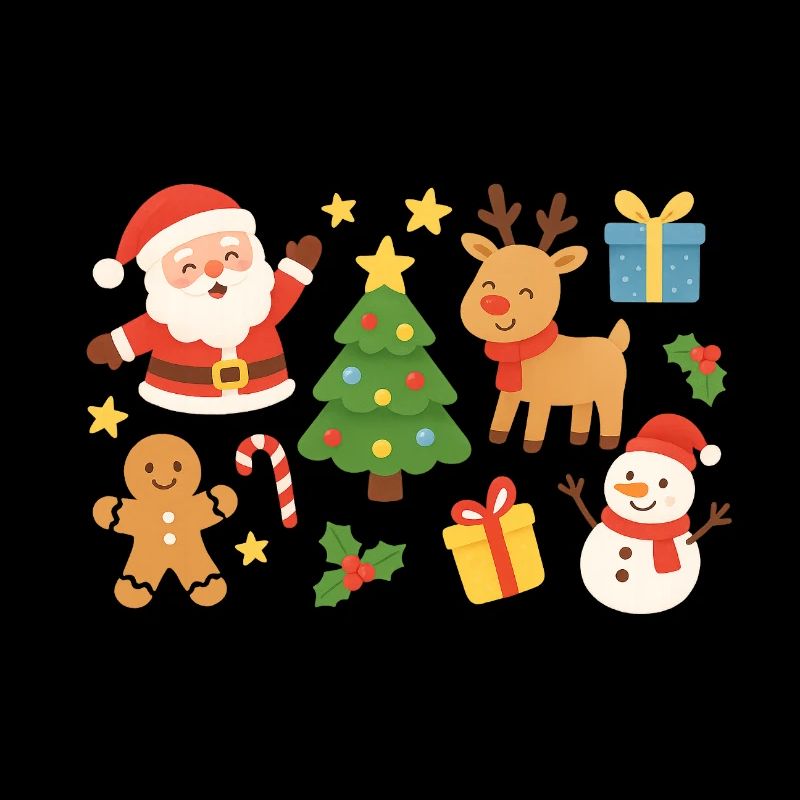Christmas Magic Santa Reindeer Tree