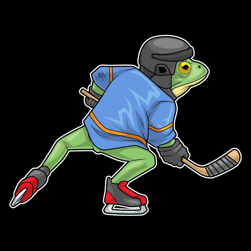 Frosch Eishockey Eishockeyschläger Sport