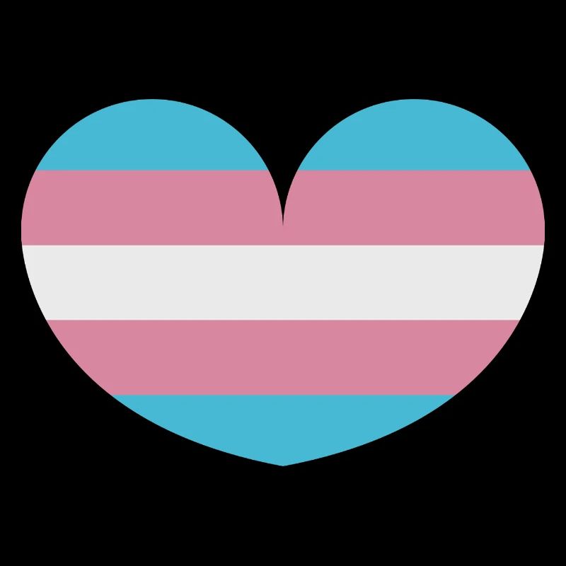 Drapeau trans heart
