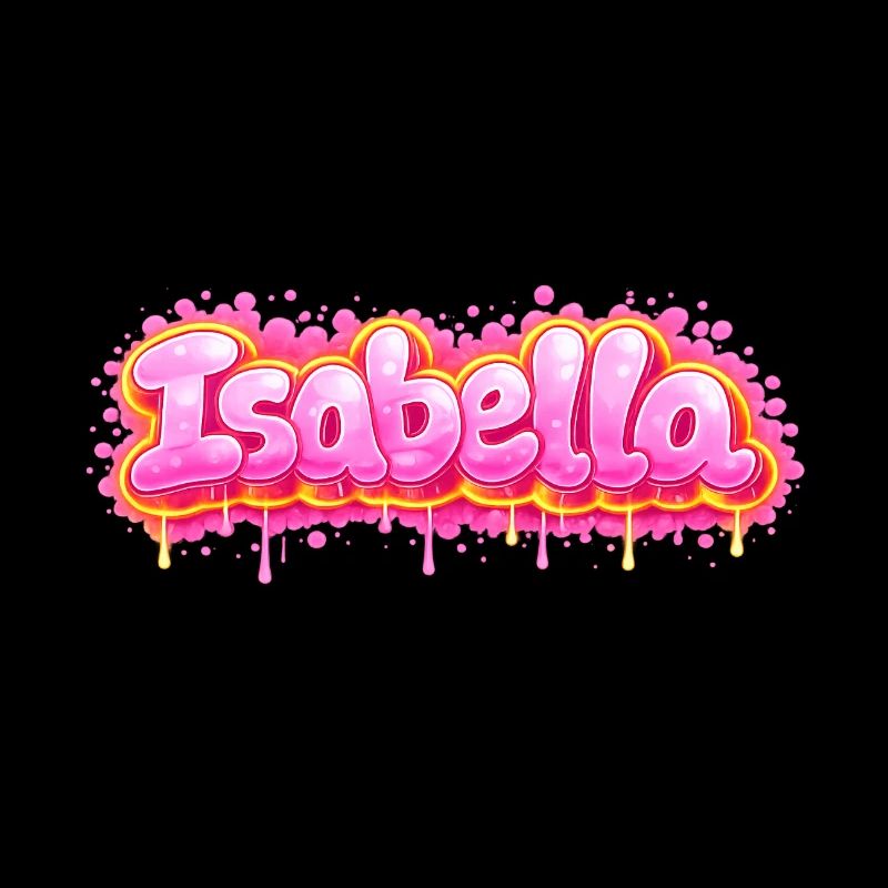 ISABELLA GRAFFITI NAME FOR PERFECT GIFT PRINTABLE