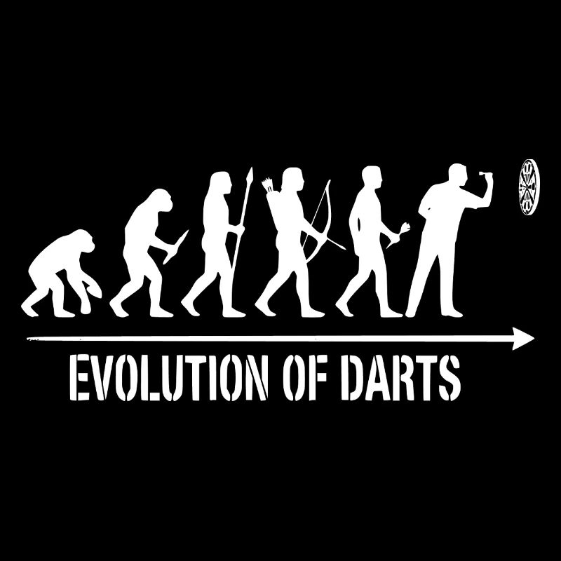 Sweat à capuche, t-shirt, sac et mug Darts Evolution Fun