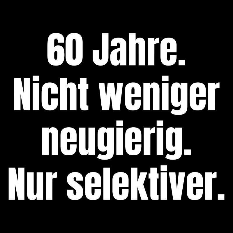 60 years – Curious, selective