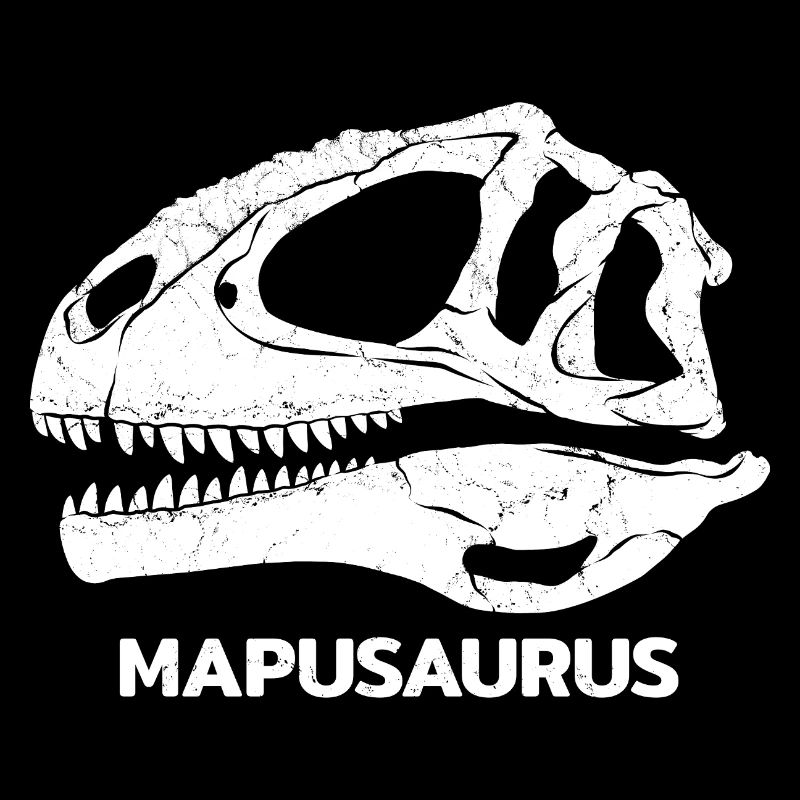Fossile de crâne de Mapusaurus