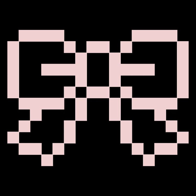 Pink Pixel Bow