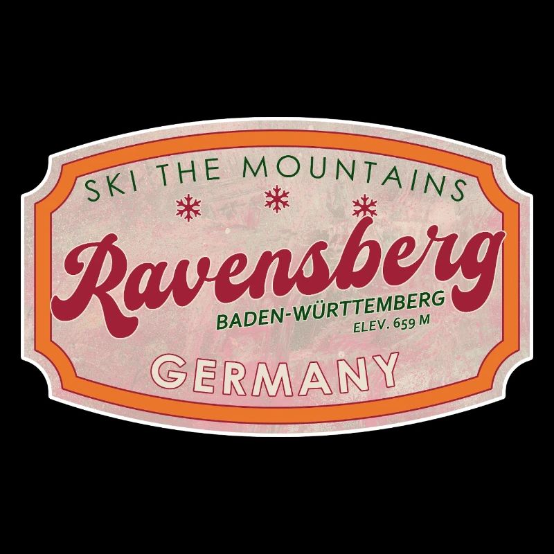 Ravensberg Alpine Ski Vintage Abzeichen