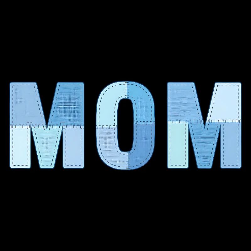 MOM Patchwork Denim Style
