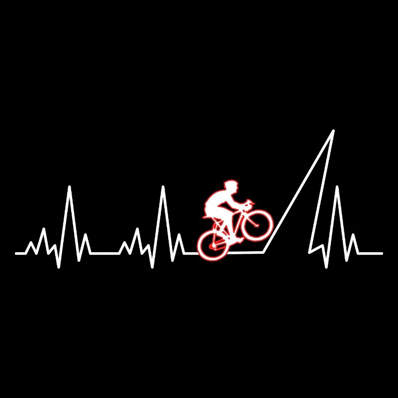 Bicycle heartbeat cyclist