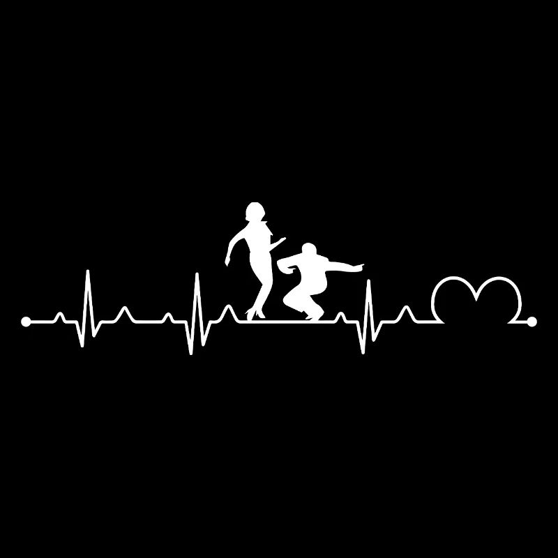 Twist Dancing Heartbeat EKG Pulse Dance Art