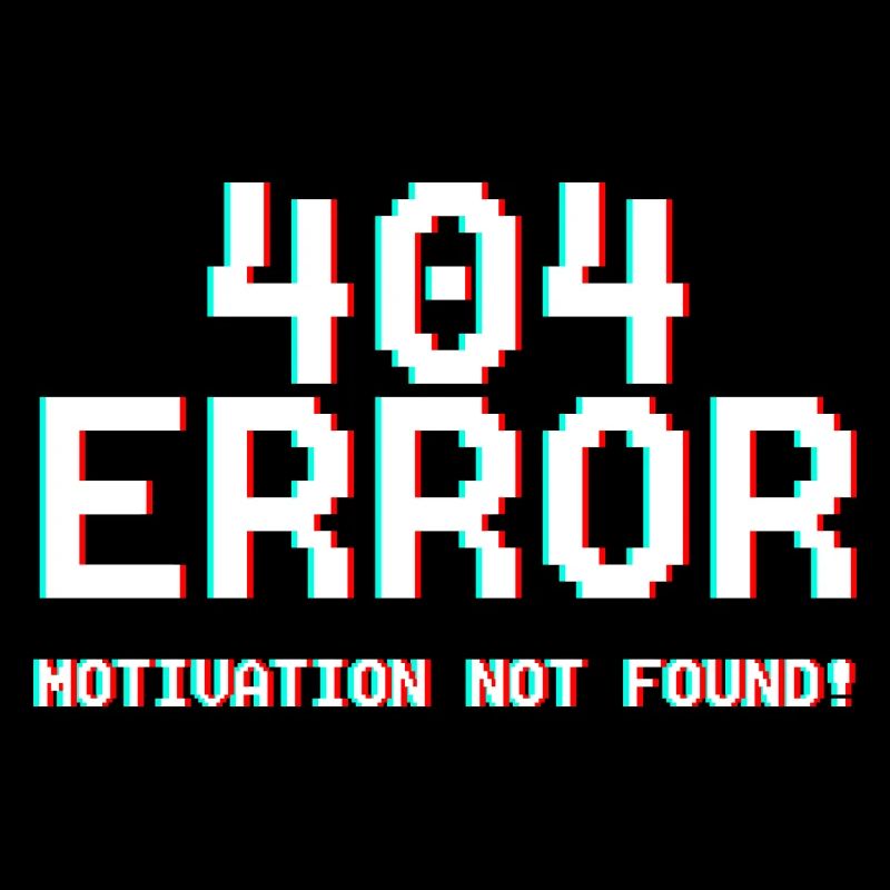 404 Fehler Motiv Glitch-Design