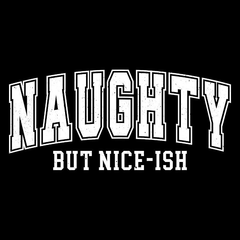 Naughty but Nice-ish – Lettrage rétro