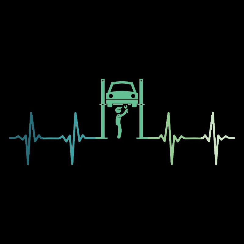 Mechanic Heartbeat Auto Garage