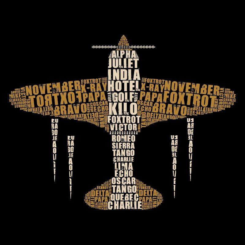 Phonetic Alphabet Pilot Aviation Shirt