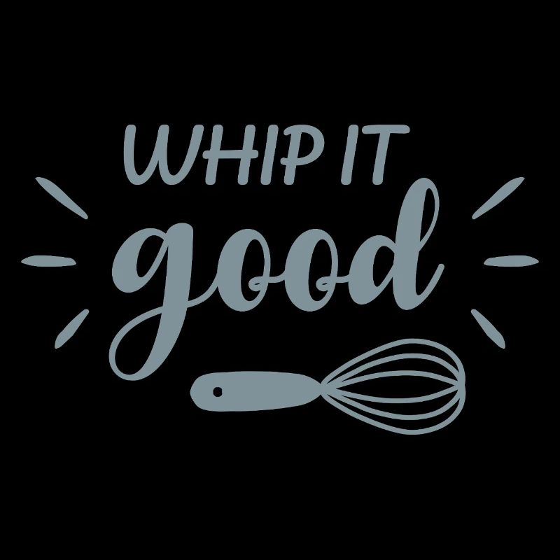 Whip It Good Drôle Baking Citation Retro Design