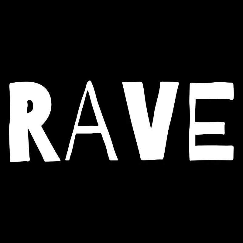 Conception typographique de musique rave