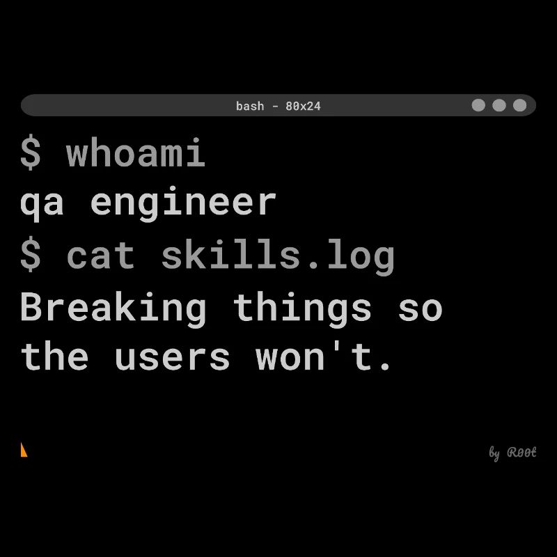 QA Engineer Terminal Design - IT Gift