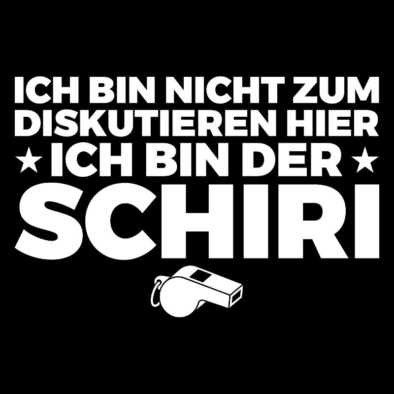 Schiedsrichter nicht zum diskutieren hier – Schiri