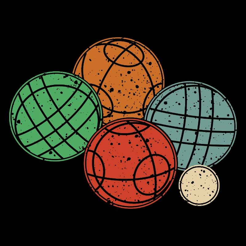 Ensemble graphique Boccia et Pétanque