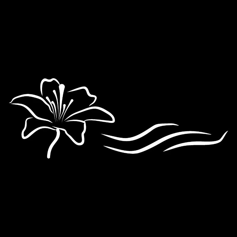 Bloomyvitae - Blüte mit Welle - weiß