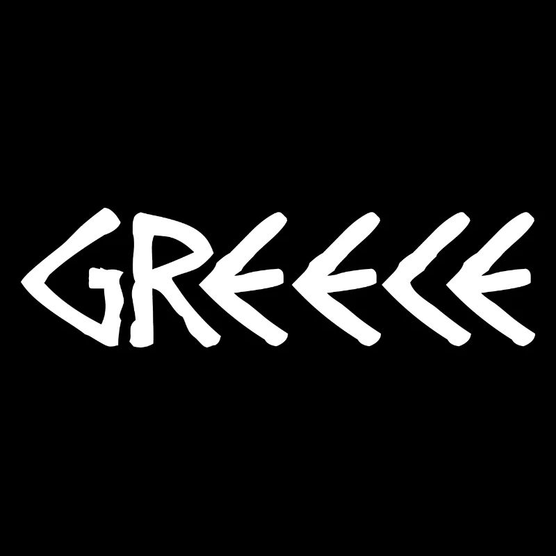 Glyphes grecs avec motif de flèche