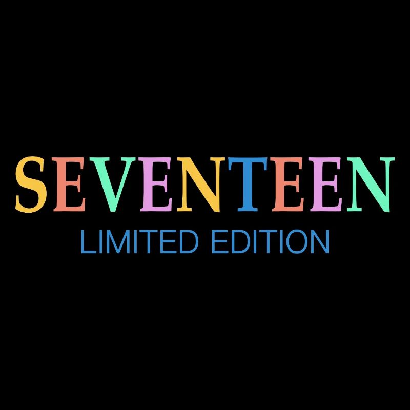 17th Birthday Gift Seventeen Retro