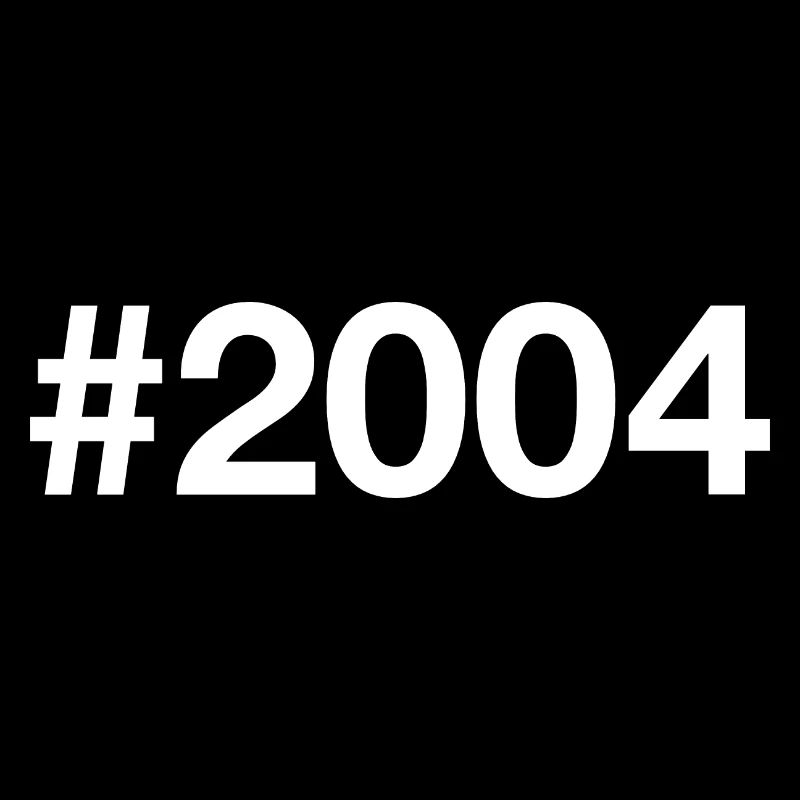 2004 Hashtag 22 Jahre 22. Geburtstag