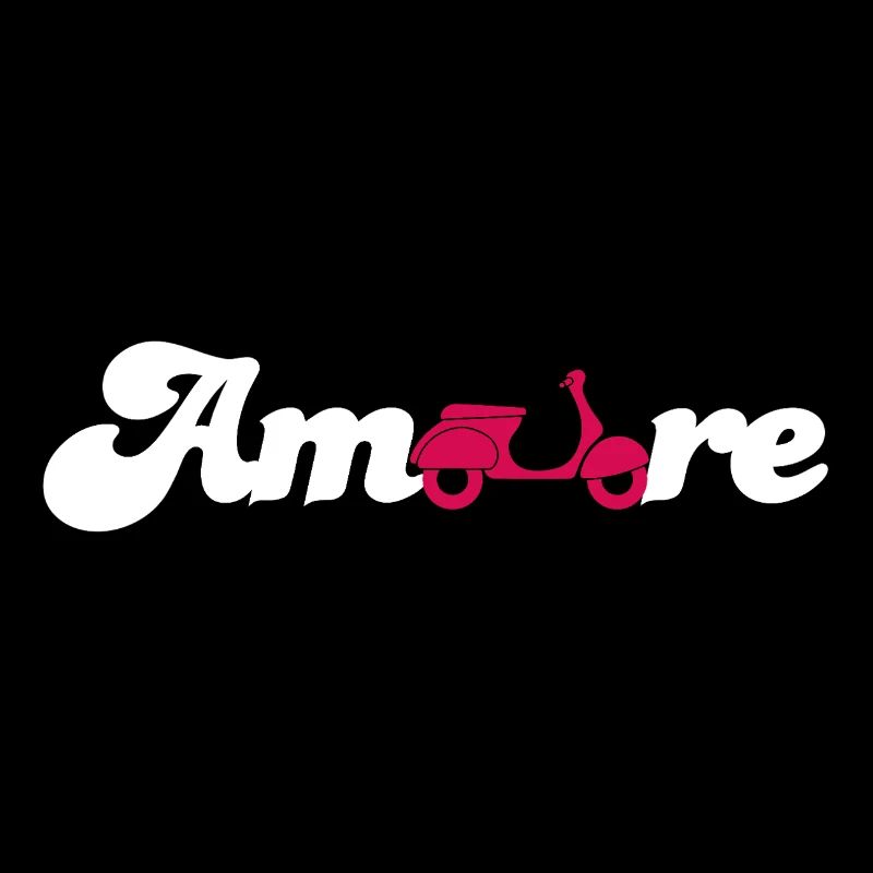 Amore Love Love Italy Fan Roller Cursive Font