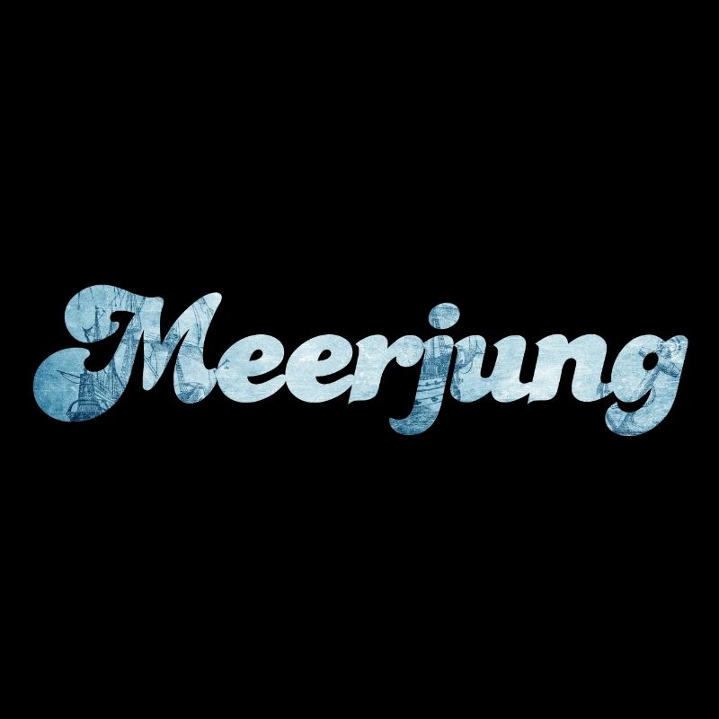 Meerjung Schiff nordisch Handschrift coole Sprüche
