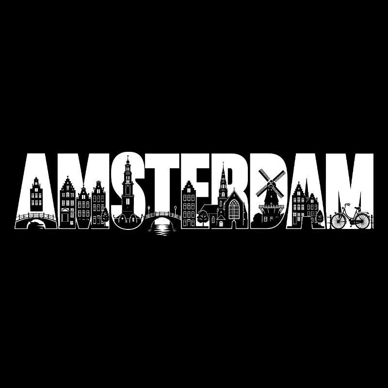 Amsterdam Holland Netherlands Silhouette Holidays