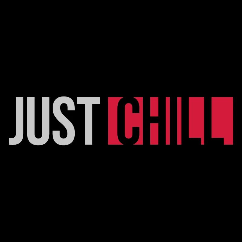 Just Chill Text Logo