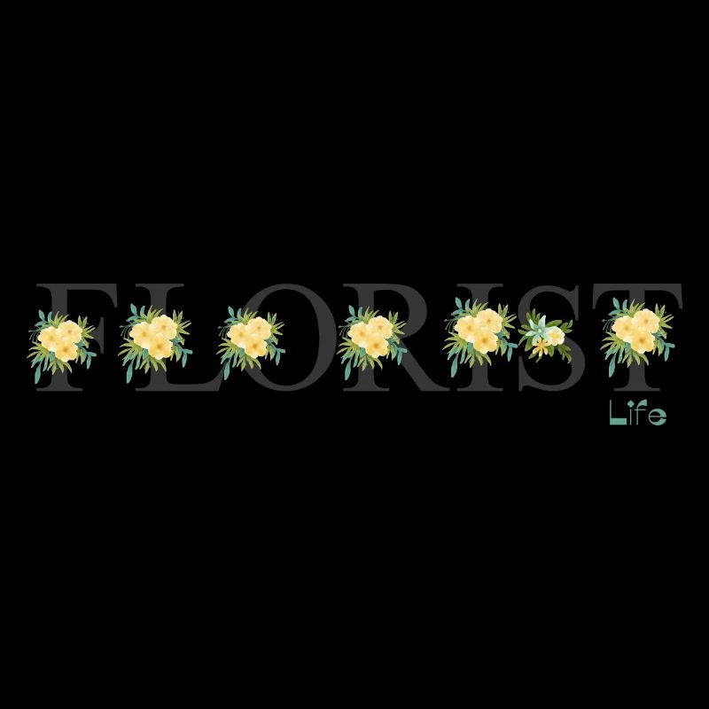 Florist lettering Florist Gift Tshirt